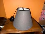 Grijze hanglamp/lampenkap, Maison & Meubles, Lampes | Abat-jour, Enlèvement, Comme neuf