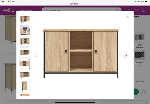 Nieuw Vida XL tv-meubel eikenkleurig, Huis en Inrichting, Kasten | Dressoirs, Nieuw, Ophalen