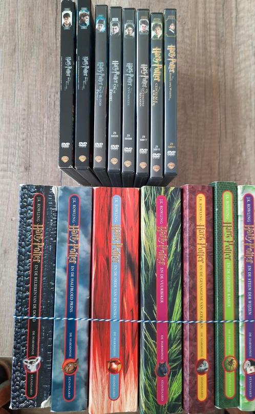 Harry Potter volledige collectie boeken en dvd's + dvdspeler, Boeken, Fantasy, Zo goed als nieuw, Ophalen