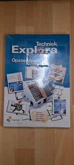 Techniek explora opzoekboek (incl. online ICT), Boeken, Ophalen, Sofie Cobbaert; Wim Broos, ASO, Zo goed als nieuw