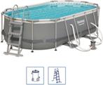 Ensemble de piscine ovale Bestway Power en acier 427 x 250 x, Jardin & Terrasse, Piscines, Comme neuf, Enlèvement, 80 à 120 cm