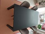 Tafel met stoelen, Huis en Inrichting, Tafels | Eettafels, Ophalen, Overige materialen, 50 tot 100 cm, Zo goed als nieuw