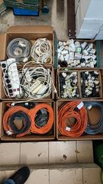 verlengkabels en snoeren en allerlei andere kabelsvanaf 1 eu, Doe-het-zelf en Bouw, Elektriciteit en Kabels, Ophalen, Gebruikt