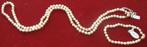 Collier 75 cm + Bracelet 19 cm NEUF perles de culture rosées, Handtassen en Accessoires, Kettingen, Nieuw, Ophalen of Verzenden