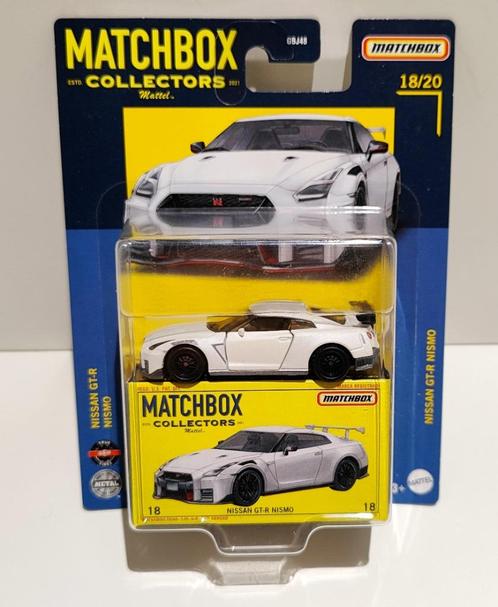 Matchbox Collectors Nissan GT-R Nismo nr18 Wit (2021), Hobby en Vrije tijd, Modelauto's | Overige schalen, Ophalen of Verzenden