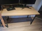 Ikea eiken bureau 120x60cm, Huis en Inrichting, Ophalen, Zo goed als nieuw, Bureau