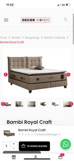 Bambi boxspring, Huis en Inrichting, Slaapkamer | Slaapbanken, Gebruikt, 180 cm