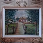 Schilderij "DE BOERDERIJ" van J.A.Michiels, Antiek en Kunst, Ophalen