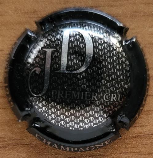 Champagnecapsule JACQUINET-DUMEZ Zwart & zilver nr. 16, Verzamelen, Wijnen, Nieuw, Champagne, Frankrijk, Ophalen of Verzenden