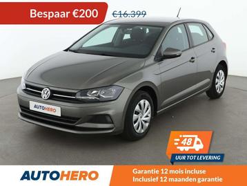 Volkswagen Polo 1.0 TSI Comfortline (bj 2019, automaat), Auto's, Stof, Gebruikt, Euro 6, 95 pk