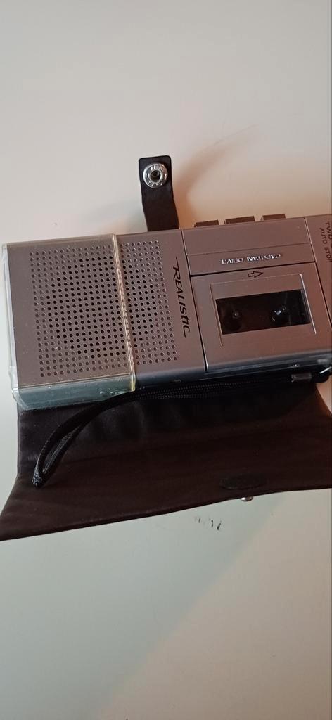 Realistic microcassette recorder, Audio, Tv en Foto, Radio's, Zo goed als nieuw, Ophalen