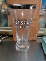 Emaille cristal Alken bierglas, Verzamelen, Biermerken, Ophalen of Verzenden, Zo goed als nieuw