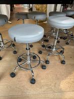 Lot de 8 tabourets, Maison & Meubles, Enlèvement, Réglable en hauteur, Utilisé, Fer