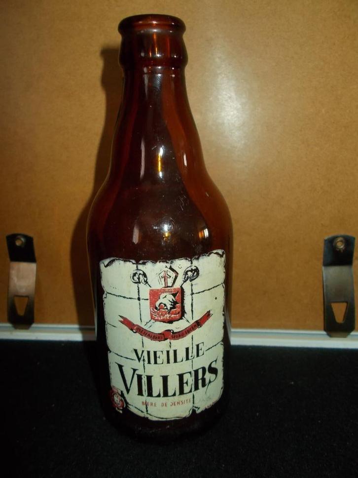 LIEZELE - bierfles VIEILLE VILLERS - Brij. VAN ASSCHE - 1, Verzamelen, Biermerken, Gebruikt, Flesje(s), Overige merken, Ophalen of Verzenden