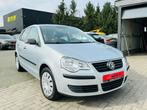 Volkswagen Polo 1.4TDI 1STE EIG 98.000km 1j Garantie, Boîte manuelle, Argent ou Gris, Cuir, Verrouillage central