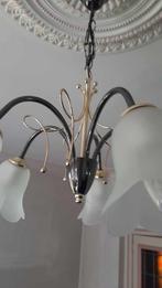 LUSTER LUCHTER KROONLUCHTER, Huis en Inrichting, Lampen | Kroonluchters, Ophalen, Zo goed als nieuw, Glas