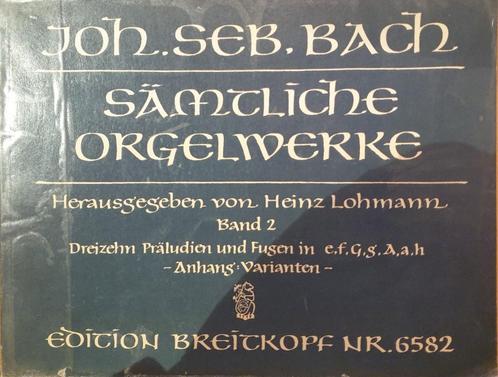 Johann Sebastian Bach Sämtliche Orgelwerke. Band 2: Dreizehn, Livres, Musique, Utilisé, Autres sujets/thèmes, Envoi