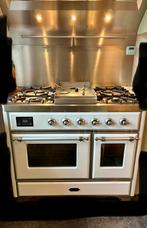 Cuisinière Ilve 100 cm, frytop, 6 vasques, 2 fours, Electroménager, Gaz, Comme neuf, Enlèvement, Gril