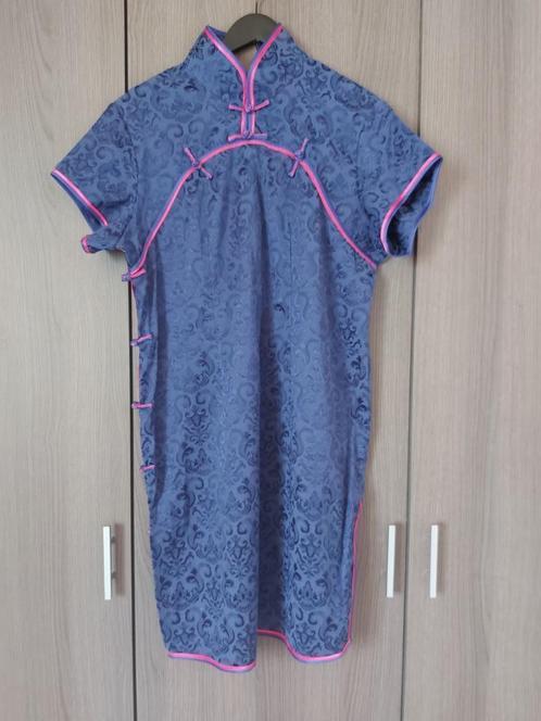 Chinees kleedj XL, Kleding | Dames, Jurken, Nieuw, Maat 46/48 (XL) of groter, Blauw, Knielengte, Ophalen of Verzenden