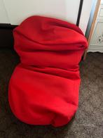 Pouf Géant  Siége poire rouge, Ophalen, Gebruikt, Rood, Zitzakstoel