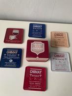 6 sous-verres métalliques CHIMAY, Collections, Enlèvement ou Envoi