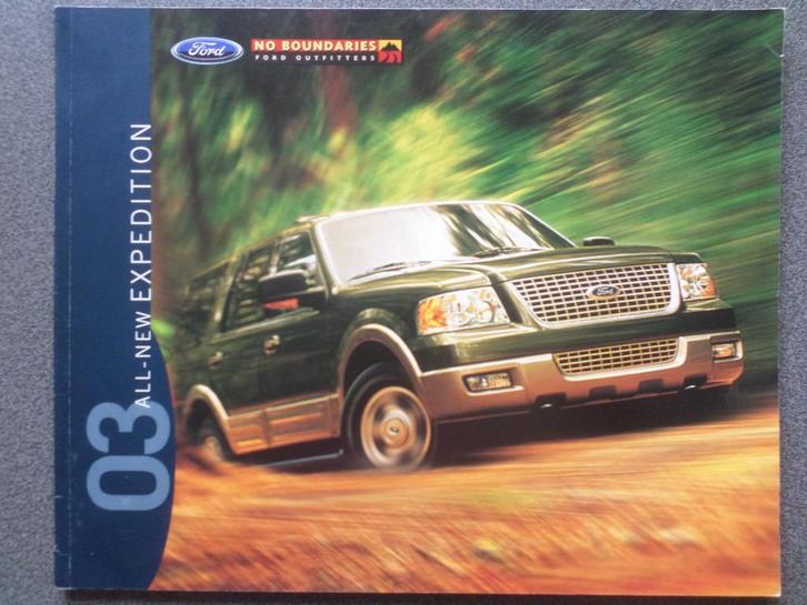 2003 Ford  Expedition Brochure, Boeken, Auto's | Folders en Tijdschriften, Ford, Ophalen of Verzenden