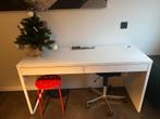 Bureau wit ikea, Huis en Inrichting, Bureaus, Ophalen, Zo goed als nieuw, Bureau