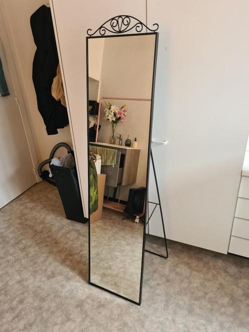 Staande spiegel, Huis en Inrichting, Woonaccessoires | Spiegels, Zo goed als nieuw, Minder dan 50 cm, 150 tot 200 cm, Rechthoekig