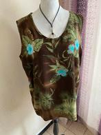 M&S MODE blouse met bloemenprint top maat EURxl - 48/50, Kleding | Dames