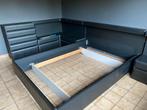 Slaapkamer zwart 140x200cm, Huis en Inrichting, Ophalen, Gebruikt, Tweepersoons, Modern