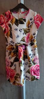 jurk met bloemen monnalisa maat 116, Meisje, Ophalen of Verzenden, Zo goed als nieuw, Jurk of Rok