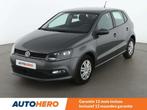 Volkswagen Polo 1.0 Trendline BlueMotion Tech (bj 2015), Voorwielaandrijving, Stof, Zwart, Startonderbreker