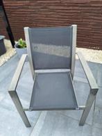 Tuinstoelen, inclusief kussens, Ophalen, Gebruikt, Aluminium, Stapelbaar