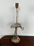 Heron vergulde bronzen tafellamp van Maison Baguès, jaren 50, Huis en Inrichting