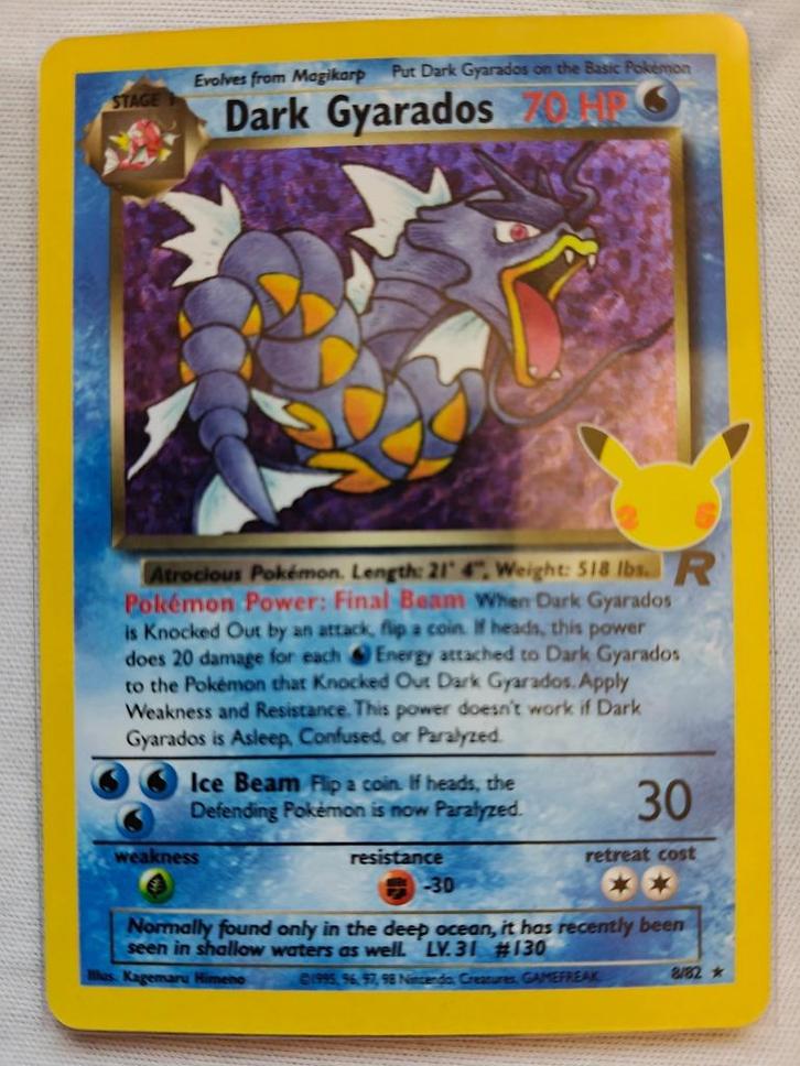 Carte Pokémon Dark Gyarados  8/82 - Celebrations en anglais, Hobby en Vrije tijd, Verzamelkaartspellen | Pokémon, Nieuw, Losse kaart