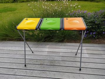 Support pour 3 sacs poubelles, Maison & Meubles, Enlèvement, Comme neuf