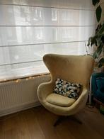 Fauteuil type Egg Chair Vintage, Huis en Inrichting, Fauteuils, Ophalen, Gebruikt, Stof