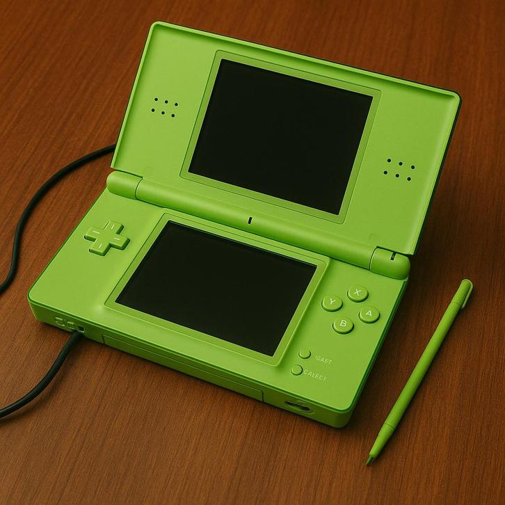 Nintendo DS Lite – Zeldzame groene kleur – Super staat!, Games en Spelcomputers, Spelcomputers | Nintendo DS, Zo goed als nieuw