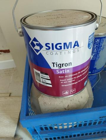 Sigma verf grijs ral 7001 beschikbaar voor biedingen