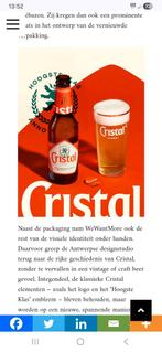 GEZOCHT : nieuw emaille bord Cristal, Antiek en Kunst, Ophalen
