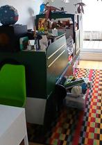 eenpersoonsbed IKEA onderstel en treindecoratie (houten), Huis en Inrichting, Ophalen, Gebruikt, 90 cm, Eenpersoons