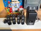 Logitech X-530 geluidssysteem, Computers en Software, Pc speakers, Ophalen, Zo goed als nieuw