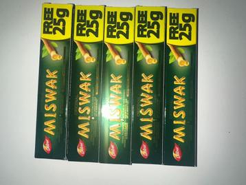 Miswak Tandpasta 75g - Pak van 5 beschikbaar voor biedingen