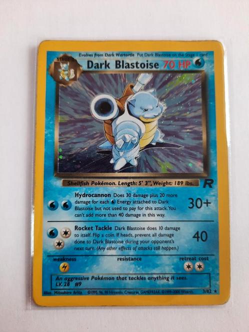 Dark blastoise team rocket holo, Hobby en Vrije tijd, Verzamelkaartspellen | Pokémon, Zo goed als nieuw, Booster, Ophalen of Verzenden