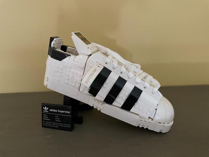 Lego 10282 Adidas Originals Superstar, Kinderen en Baby's, Speelgoed | Duplo en Lego, Zo goed als nieuw, Lego, Complete set, Ophalen of Verzenden