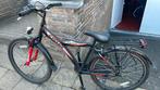 Jongensfiets zwart met wit en rood, Fietsen en Brommers, 26 inch of meer, Ophalen of Verzenden, Cyclux, Handrem