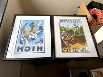 Star Wars prints ingekaderd beschikbaar voor biedingen