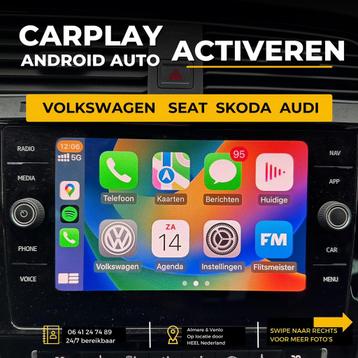 Audi VW Seat Skoda CarPlay & Android Auto activeren