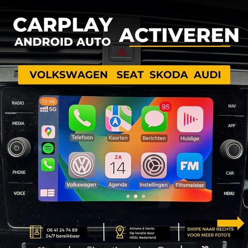 Audi VW Seat Skoda CarPlay & Android Auto activeren, Auto diversen, Autonavigatie, Nieuw, Ophalen of Verzenden