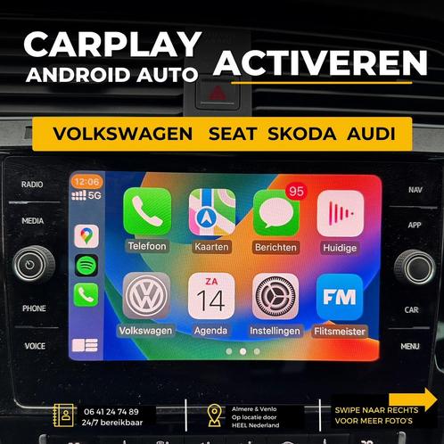 Audi VW Seat Skoda CarPlay & Android Auto activeren, Autos : Divers, Navigation de voiture, Neuf, Enlèvement ou Envoi